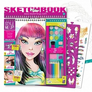 Альбом Визажиста с косметикой, наклейками и трафаретами (Style Me Up, 1445st)